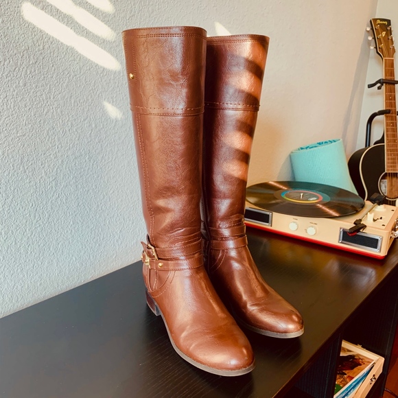 (SOLD) Unisa Faux Leather Riding Boots - Picture 2 of 6